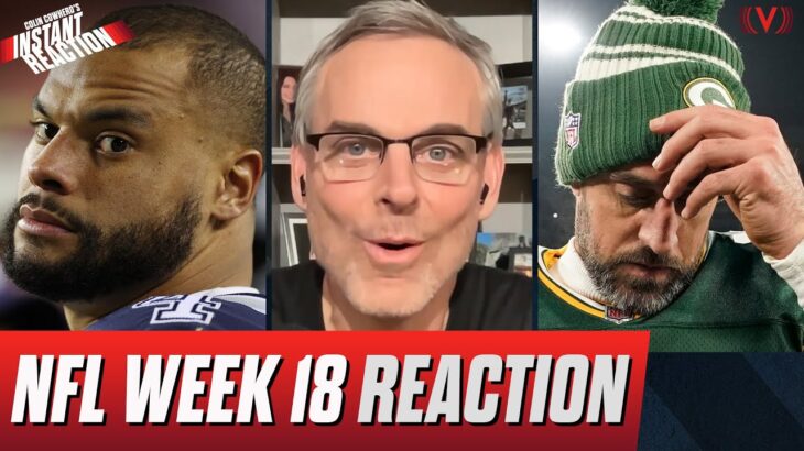 Reaction to Aaron Rodgers & Packers rough loss to Lions, Dallas Cowboys meltdown | Colin Cowherd NFL