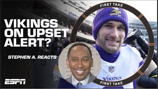 Stephen A. thinks there’s NO EXCUSE for Vikings to lose to the Giants! | First Take
