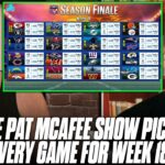 The Pat McAfee Show Picks & Predicts Every Game For NFL’s Week 18