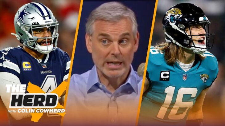 Trevor Lawrence beats out Dak Prescott in Colin’s Top QB’s remaining in playoffs | NFL | THE HERD