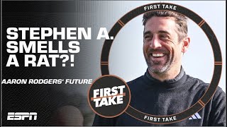 🚨 ‘I SMELL A RAT’🚨 Stephen A. addresses Aaron Rodgers’ plan ALL ALONG! | First Take
