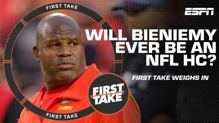 Is Mahomes an all-time great? Will Eric Bieniemy ever be a head coach in the NFL? First Take debates