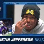 Justin Jefferson Reacts to his Epic Plays from 2022