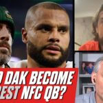Nick Wright says Dak will be 2nd-best NFC QB if Packers trade Aaron Rodgers | Colin Cowherd NFL