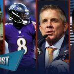 Sean Payton bans personal coaches, Lamar-Ravens $100M apart on new deal | NFL | FIRST THINGS FIRST