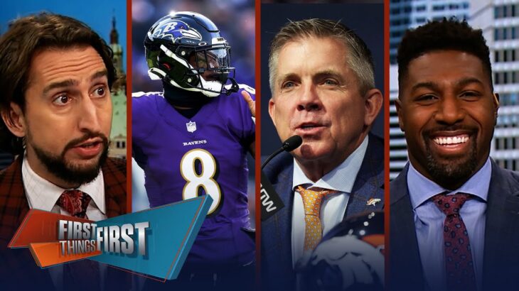 Sean Payton bans personal coaches, Lamar-Ravens $100M apart on new deal | NFL | FIRST THINGS FIRST