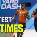 The Top 5 Fastest 40 Yard Dash Times at Each Postion