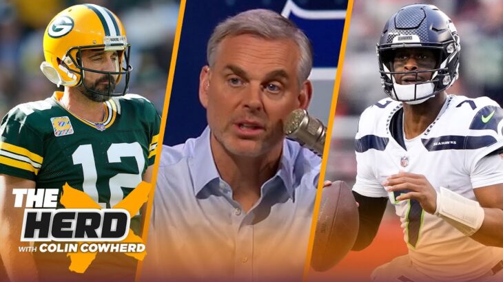 Aaron Rodgers to speak with Jets, Geno Smith writes back by signing three-year deal | NFL | THE HERD