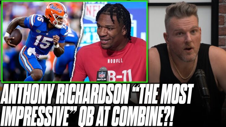 Anthony Richardson “The Most Impressive QB” Interview At 2023 Combine?! | Pat McAfee Reacts