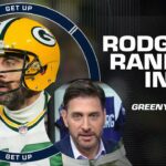 Greeny throws his papers in FRUSTRATION over Aaron Rodgers’ possible ranking among AFC QBs | Get Up