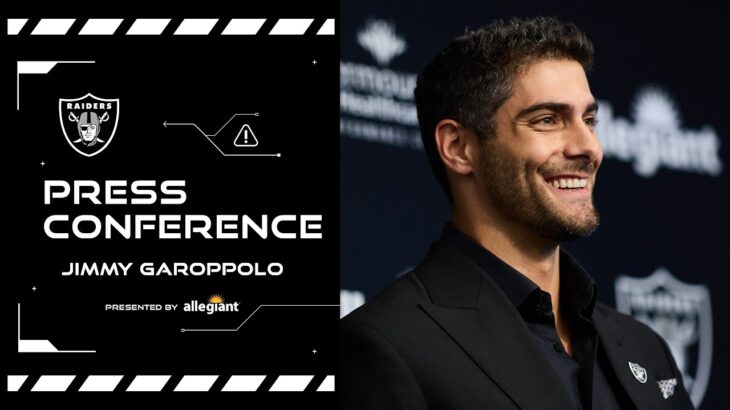 Jimmy Garoppolo’s Introductory Press Conference – 3.17.23 | Las Vegas Raiders | NFL