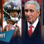 Lamar Jackson defends himself against critics, Falcons owner Arthur Blank | NFL | FIRST THINGS FIRST
