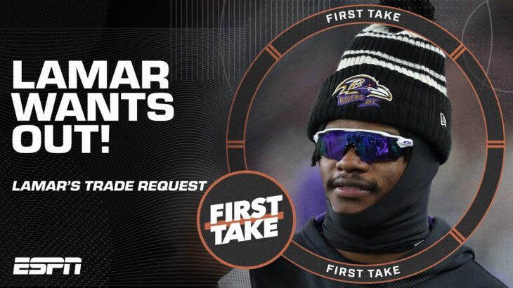 Lamar Jackson speaks on his March 2nd trade request from the Ravens | First Take