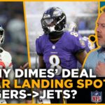 Lamar Landing Spots, Danny Dimes Deal & Rodgers-Jets Meeting | Around the NFL Podcast