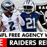 Raiders 2023 NFL Free Agency Tracker LIVE – Day 3: Raiders Rumors, Pat McAfee Aaron Rodgers Watch