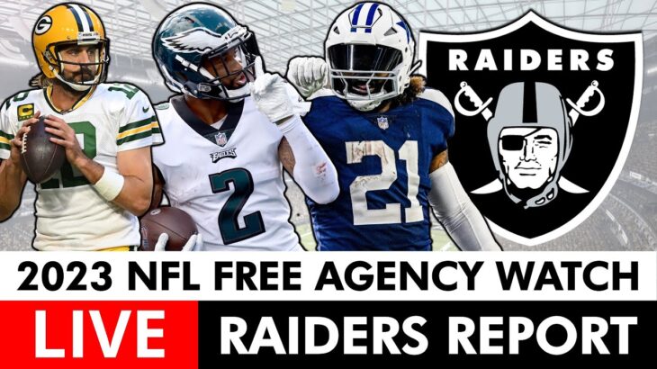 Raiders 2023 NFL Free Agency Tracker LIVE – Day 3: Raiders Rumors, Pat McAfee Aaron Rodgers Watch
