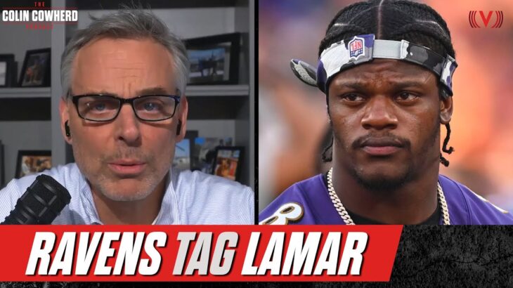 Reaction to Lamar Jackson getting franchise tag from Baltimore Ravens | Colin Cowherd NFL
