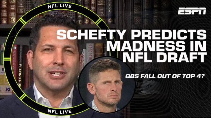 Adam Schefter makes SHOCKING PREDICTION for NFL Draft’s Top-4 🤯 | NFL Live