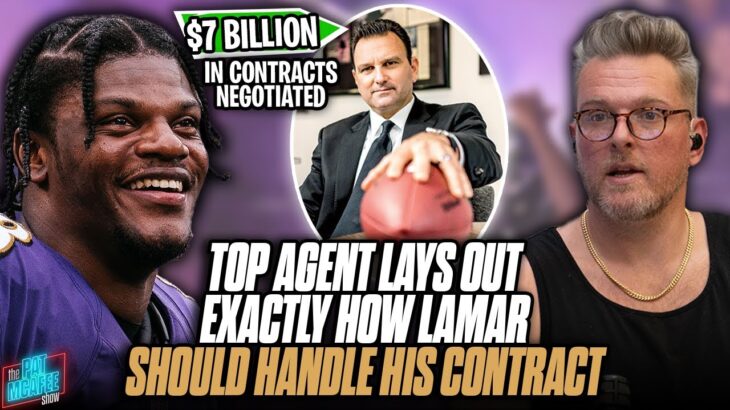 NFL’s Top Agent On How Lamar Jackson Should Resolve His Contract | Pat McAfee Reacts