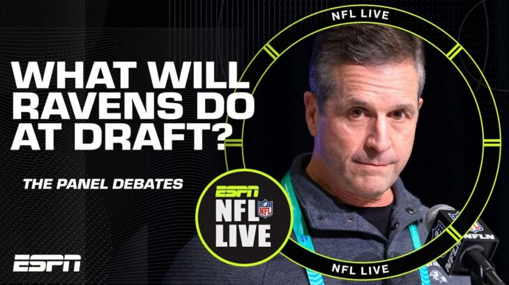 Should the Ravens move up to select a QB in the NFL Draft? | NFL Live