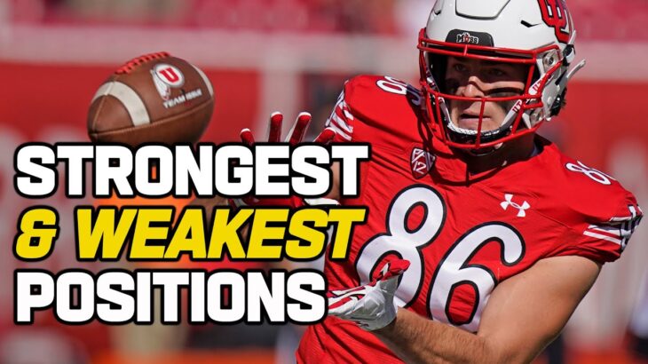 Strongest and Weakest Position Groups in the 2023 NFL Draft!