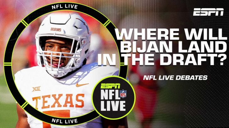Where will Bijan Robinson land in the 2023 NFL Draft? | NFL Live