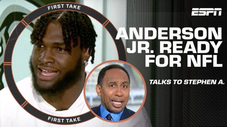 Will Anderson Jr.’s Quick Takes with Stephen A., NFL Draft prep & love for Nick Saban | First Take