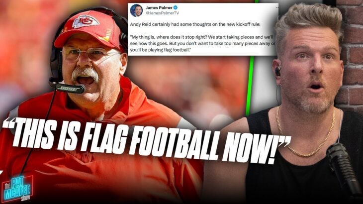 Andy Reid Is PISSED About NFL’s New Kickoff Rule, “We Are Getting Close To Flag Football!”