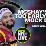 Caleb Williams sits at No. 1️⃣ on Todd McShay’s Way Too Early 2024 Mock Draft 👀 | NFL Live