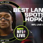 Discussing the best landing spots for DeAndre Hopkins | NFL Live