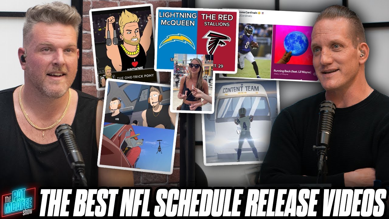 Reacting To The Best NFL Schedule Release Videos From 2023 Pat McAfee