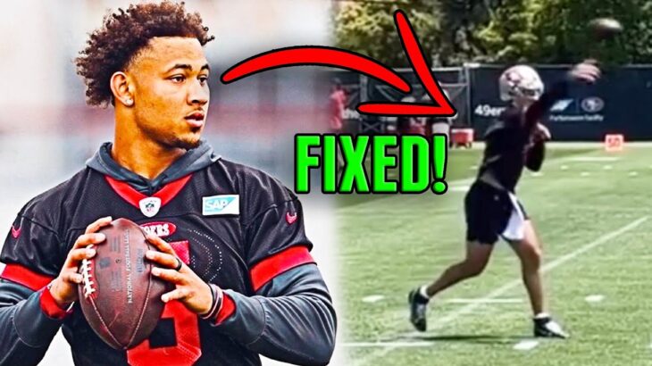 TREY LANCE NEW THROWING MOTION JUST SAVED HIS NFL CAREER!