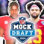 The OFFICIAL “Way Too Early” 2024 NFL First Round Mock Draft! || TPS