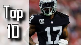 Top 10 Wide Receivers in the NFL (In my opinion)