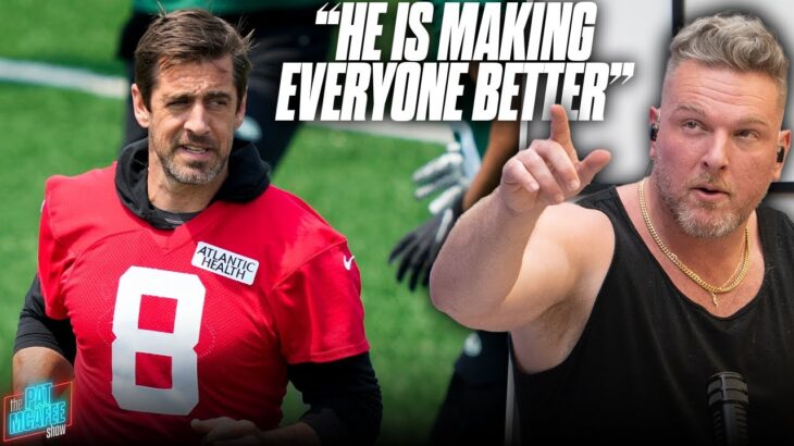 Jets Players Say Aaron Rodgers Is Making “Everyone Better,” Talk Excitement He Brings To Team