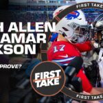Lamar Jackson vs. Josh Allen: Which QB has more to prove? | First Take