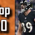 The Top 10 Tight ends in the NFL (In my Opinion)