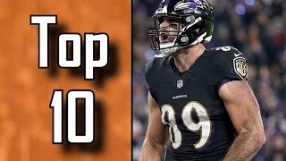 The Top 10 Tight ends in the NFL (In my Opinion)