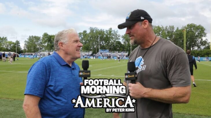 Dan Campbell ‘giddy’ for Lions season opener | Peter King Training Camp Tour 2023 | NFL on NBC
