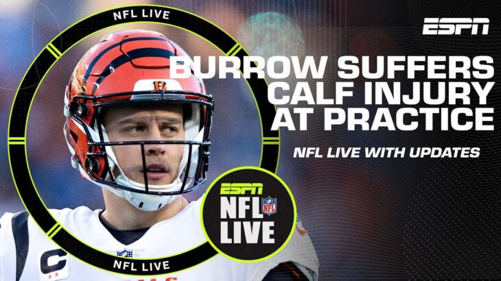 🚨 Joe Burrow carted off Bengals’ practice field today 🚨 | NFL Live