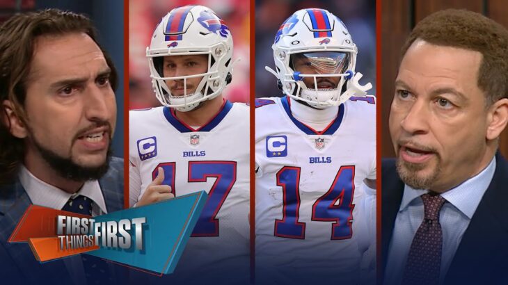 Josh Allen breaks silence on Stefon Diggs, Bills & Chiefs odds to win AFC | NFL | FIRST THINGS FIRST