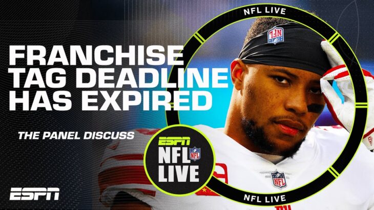 ‘RB dramas are a LONG way from being over’ 🍿 – Schefter on expired franchise tag deadline | NFL Live