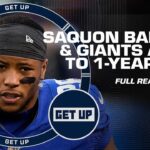 🚨 Saquon Barkley & Giants agree to a 1-year deal worth up to $11M 🚨 | Get Up