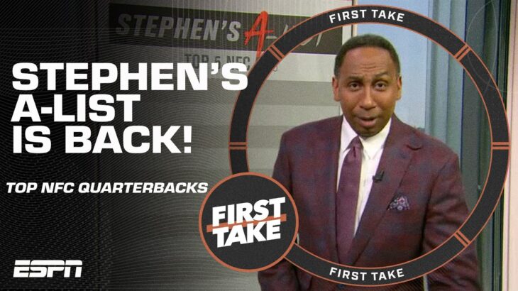 Stephen’s A-List: Top 5 NFC Quarterbacks 🏈 | First Take
