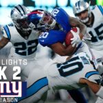 Carolina Panthers vs. New York Giants | 2023 Preseason Week 2 Game Highlights