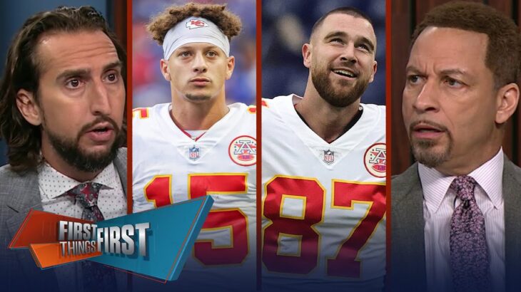 Chiefs boast 18th best Receiving Corps, Mahomes does behind-the-back pass | NFL | FIRST THINGS FIRST