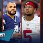 Cowboys acquire Trey Lance from 49ers, Dak Prescott ‘not surprised’ | NFL | FIRST THINGS FIRST