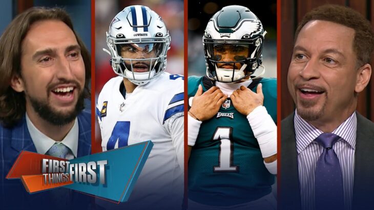 Dak throws INTs at Cowboys camp, Hurts ‘doesn’t care’ about QB ranking | NFL | FIRST THINGS FIRST