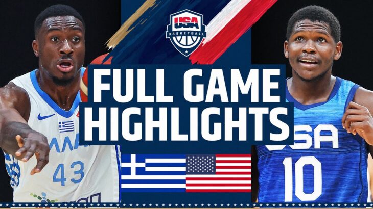 GREECE vs USA SHOWCASE | FULL GAME HIGHLIGHTS | August 18, 2023