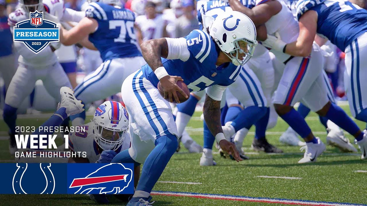 Indianapolis Colts vs. Buffalo Bills 2023 Preseason Week 1 Game